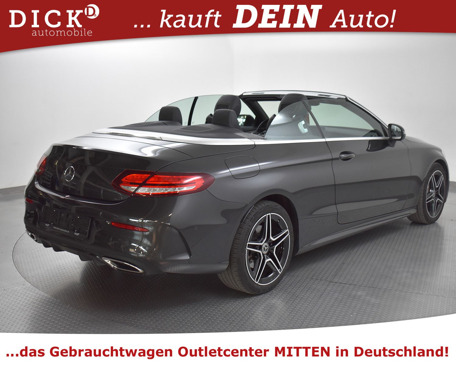 MERCEDES-BENZ C 220d Cabrio AMG Line COMAND+LED+MEMO+BURM+KAM+ - Image 8
