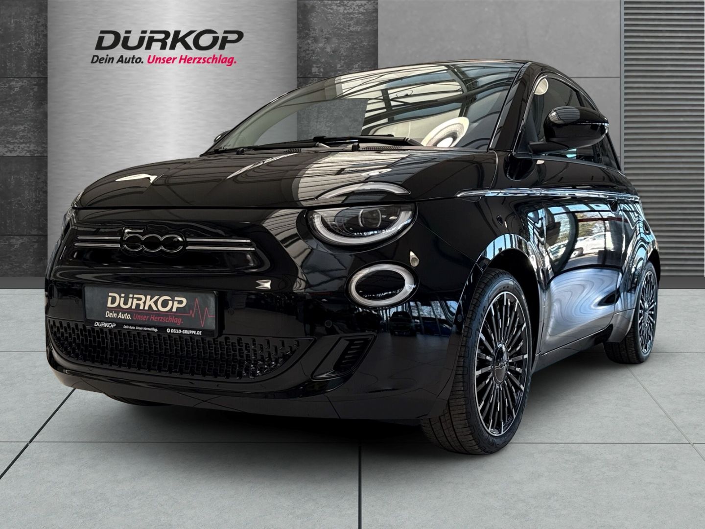 Fiat 500e Cabrio La Prima Leasingaktion Rückfahrkamer