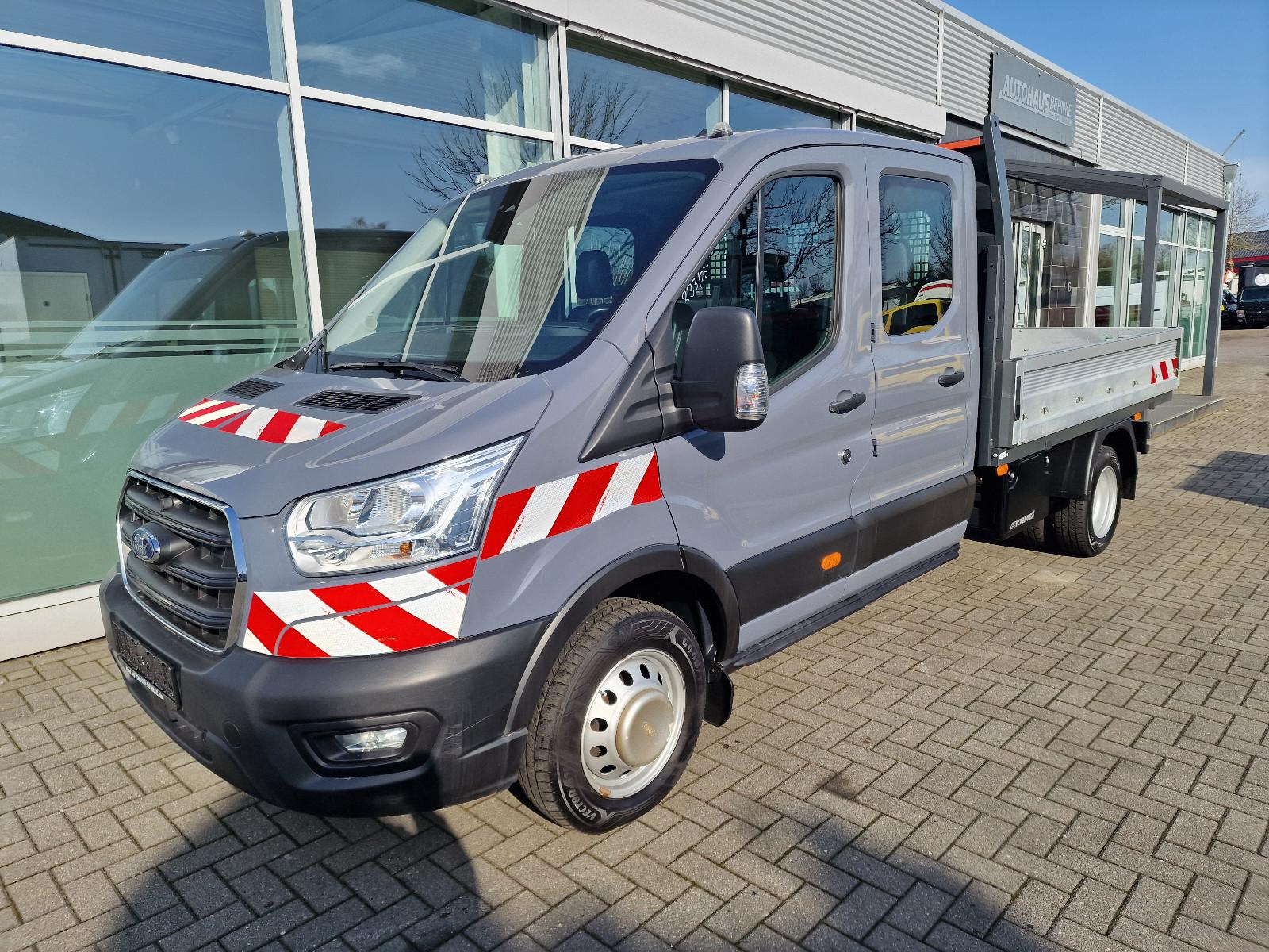 Ford Transit 470 Doka Pritsche L3 AC/AHK/7 Sitzer 3,5