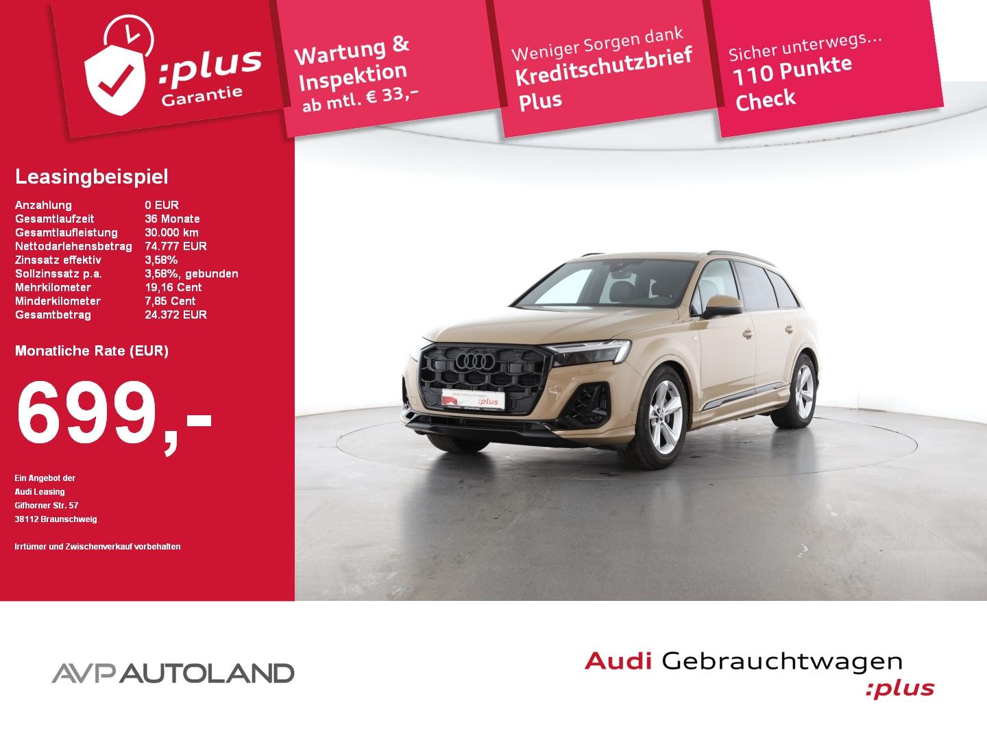 Audi Q7 SUV 55 TFSI tiptronic quattro S line