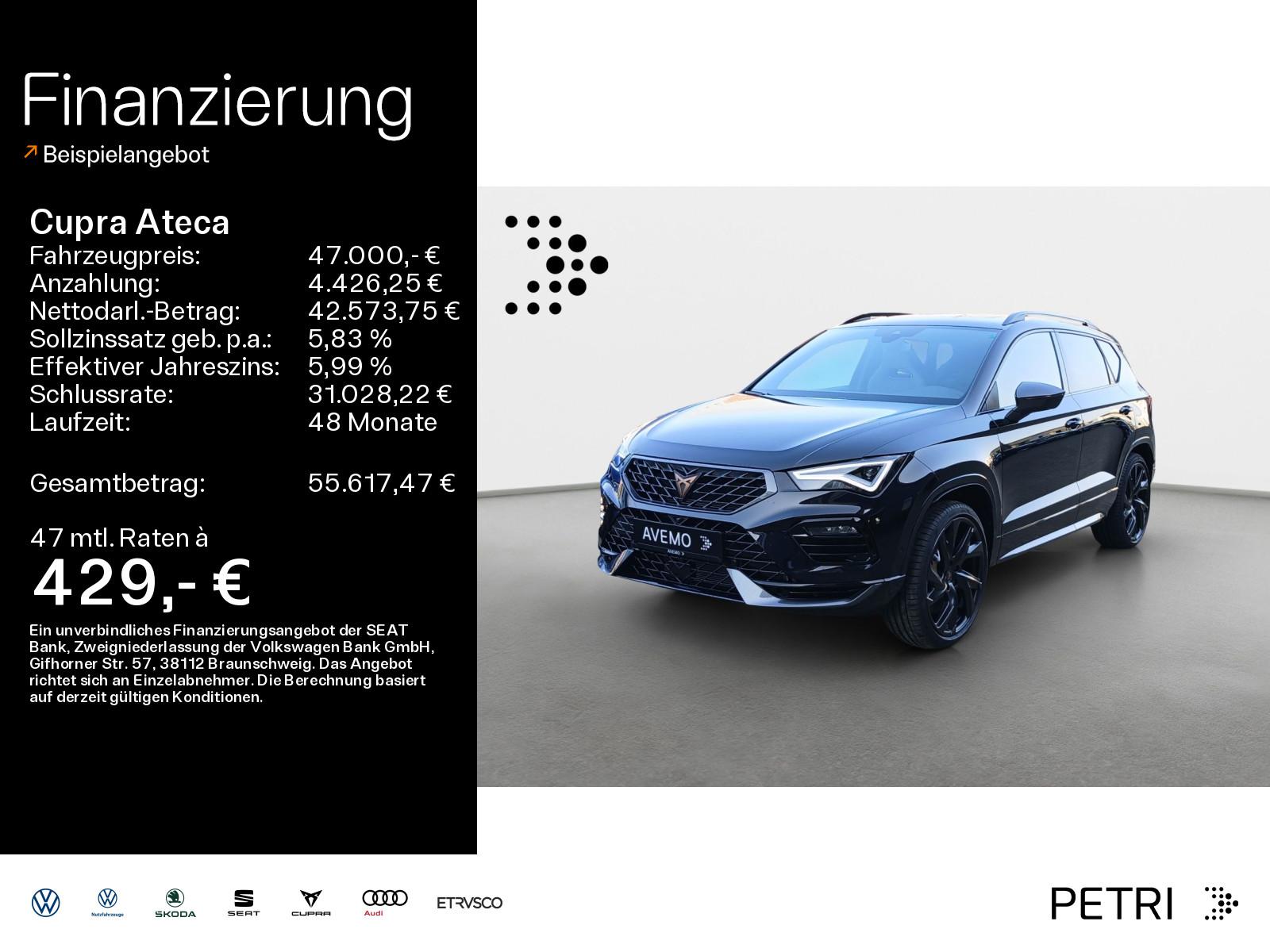 Cupra Ateca VZ Tribe Edition 2.0 TSI 221 kW *PANO*4Dri