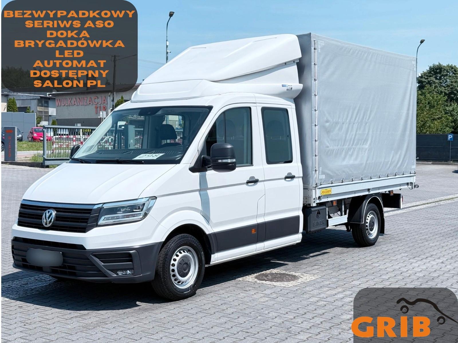 Volkswagen Crafter Pritsche + Plane  DOKA 6-sitze LED