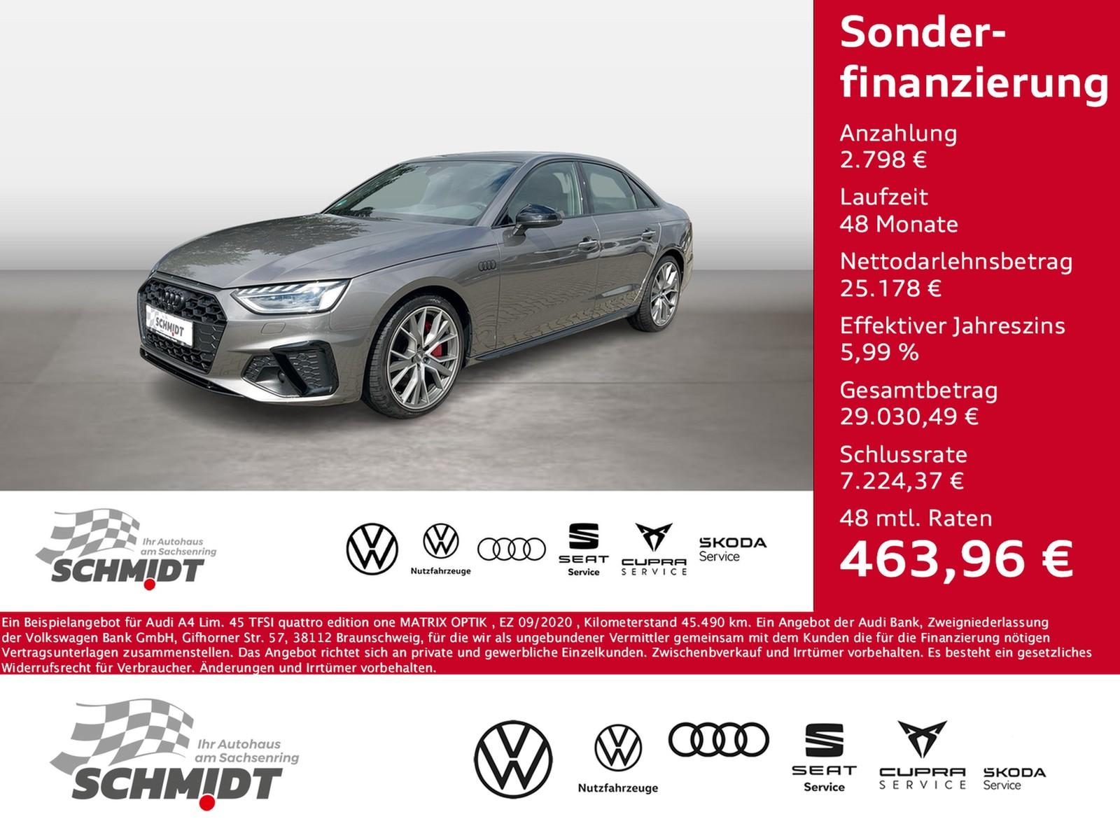 Audi A4 Lim. 45 TFSI quattro edition one MATRIX OPTIK, миниатюра 2