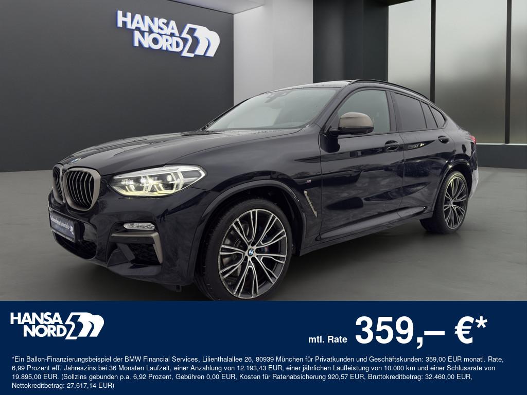 BMW X4 M40d LED NAVI HUD PANO LEDER ACC 360° H/K 21"