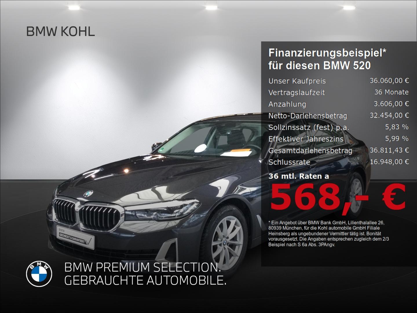 BMW 520 d Luxury Line Standzheizung Alarmanlage DAB