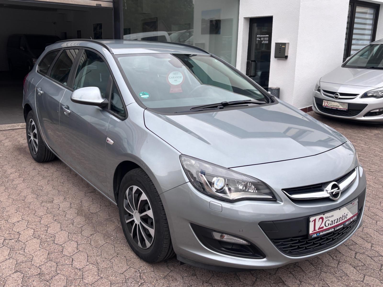 Opel Astra 2014 — engine 1.598 cm³, 110 HP (81kW)