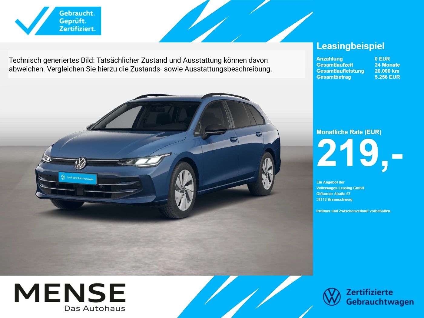 Volkswagen Golf VIII Variant 2.0TDI Life Energy CarPlay AHK