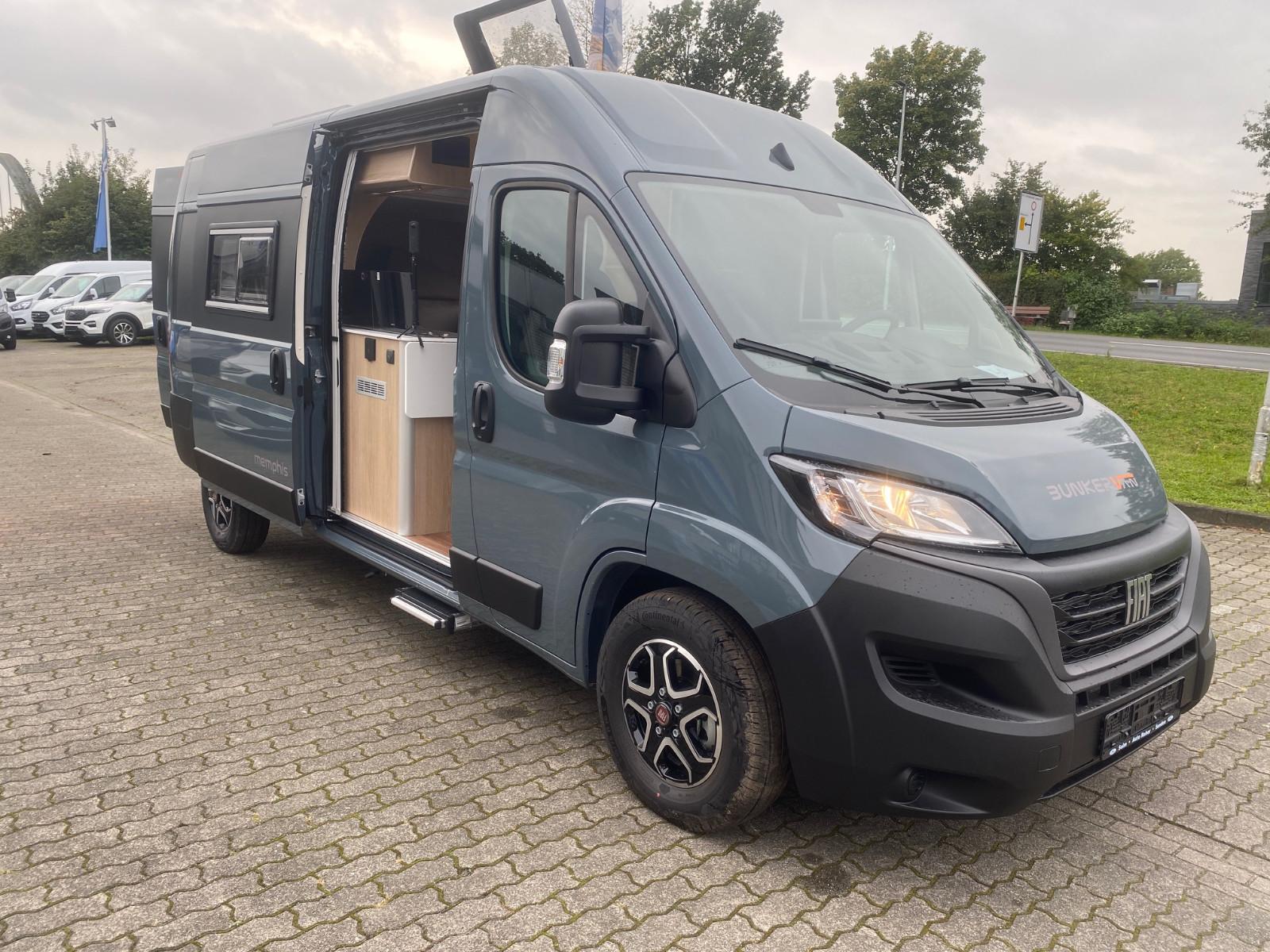 Fiat Bunkervan Memphis Rundsitzgruppe Hubbett Solar