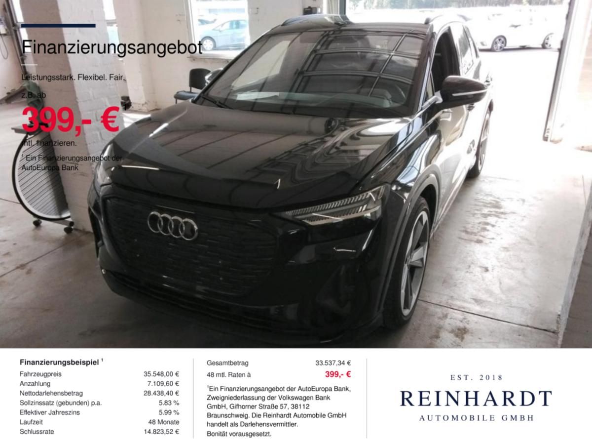 Audi Q4 E-TRON 50 2x S LINE BLACK ACC/HuD/PANO/KAMERA