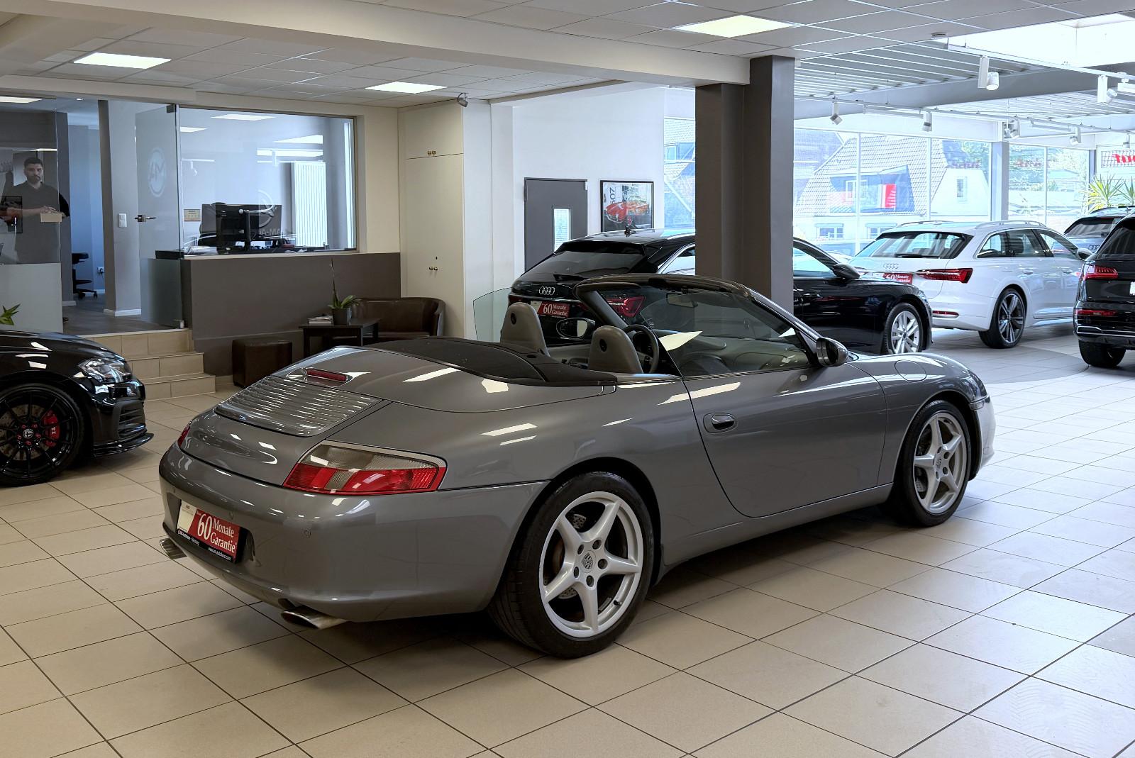 PORSCHE 911 996 CARRERA CABRIOLET 3.6 320ch TIPTRONIC -  CUIR - SIÈGES CHAUFFANTS - GPS PCM2 - CAPOTE ÉLECTRIQUE