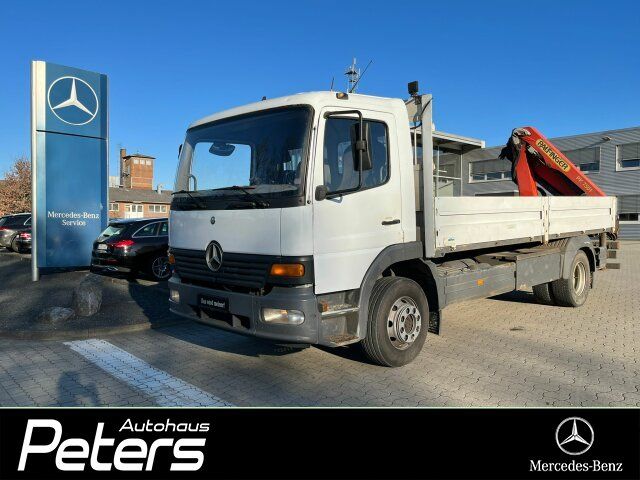 Atego 1228 Pritsche Heckkran PK7501 Stahlf/Split