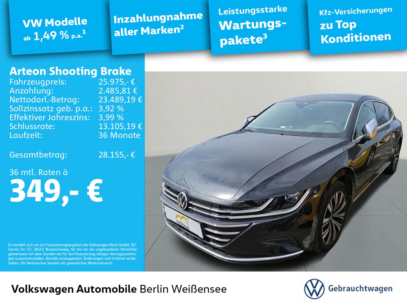 Volkswagen Arteon Shooting Brake 1.4 TSI eHybrid Elegance*L imagem 2