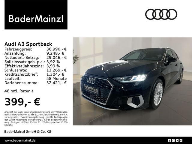 Audi A3 Sportback Advanced 35 TFSI 110(150) kW(PS) S