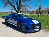 Ford Mustang 2.3 EcoBoost GT500 Optik, top gepflegt! - blaue Ford Mustang