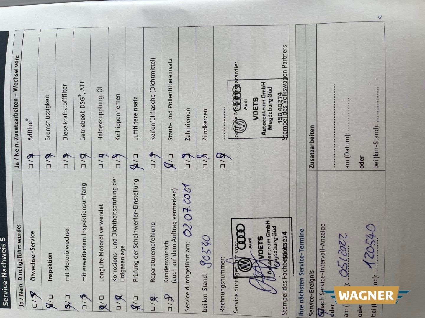 Fahrzeugabbildung Volkswagen Golf VII Variant Comfortline BMT 1.4 TSI