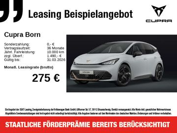 Cupra Leasingangebot: Cupra Born Edition Dynamic 79 kWh *AR-HuD*WärmeP*SHZ*