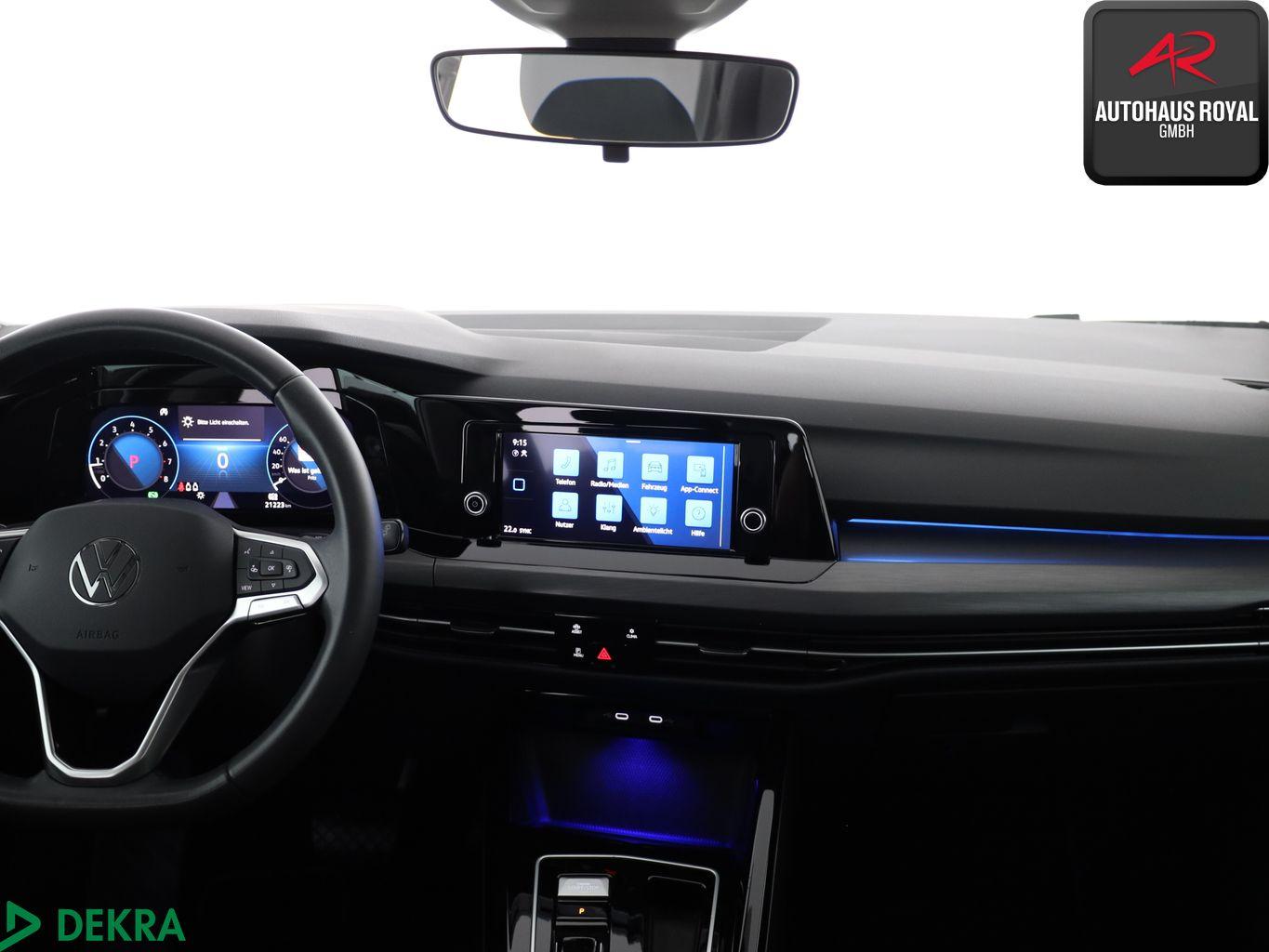 Volkswagen Golf VIII 2.0 TSI STYLE MASSAGE,ACC,TOTWINKEL,SH, миниатюра 9