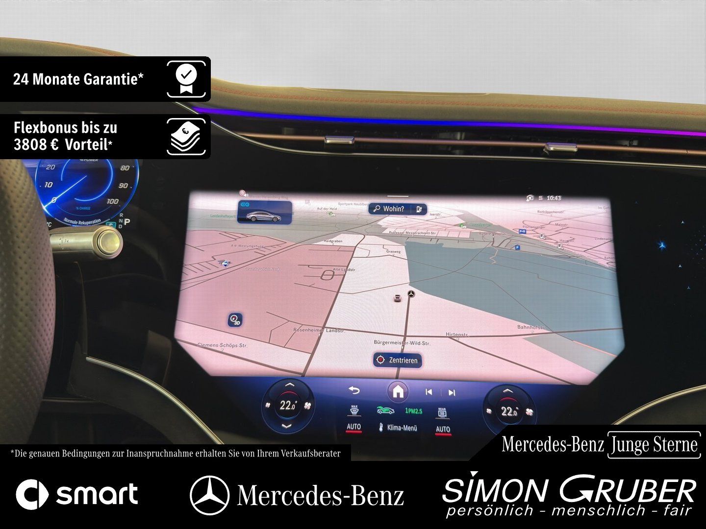 Fahrzeugabbildung Mercedes-Benz EQS 500 4M AMG Pano Massage TV Guard360 118kwh