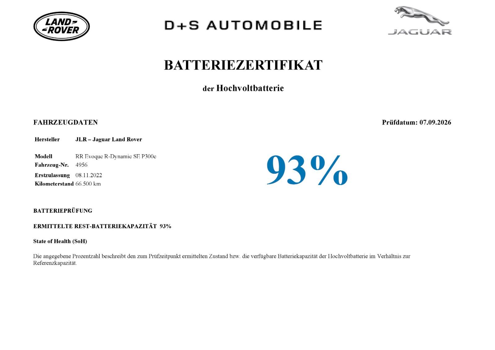Land Rover Range Rover Evoque P300e R-Dynamic S Hybrid