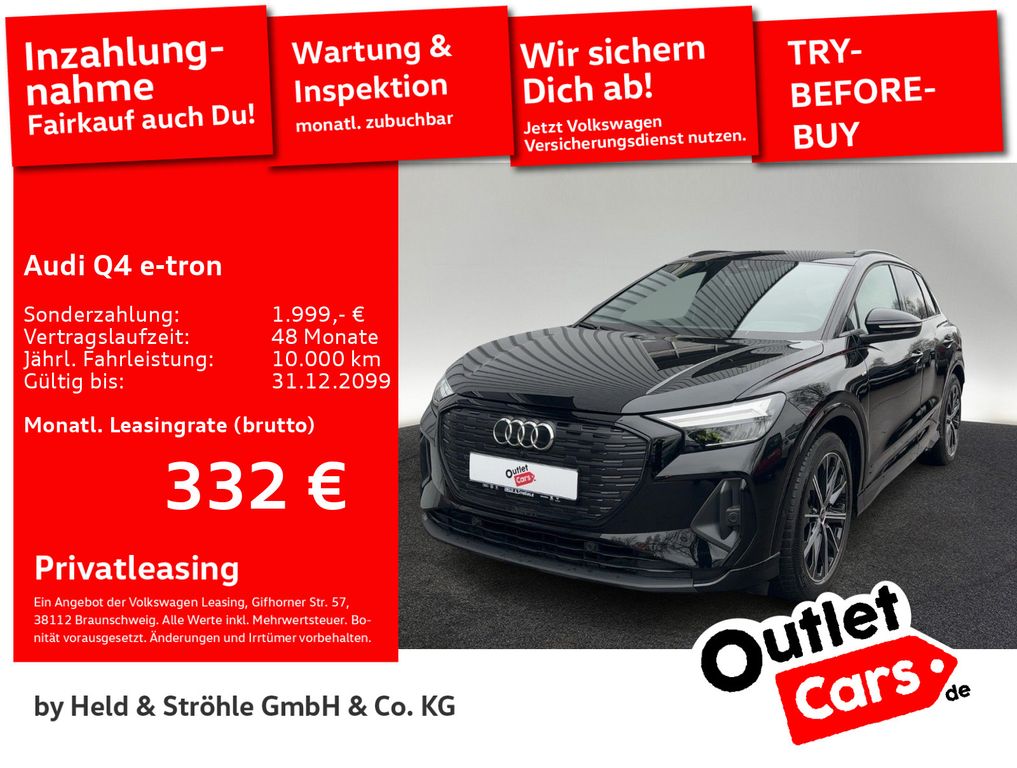 Audi Q4 S line 40 e-tron KAM MMI 20" LED OPTIKPAKET