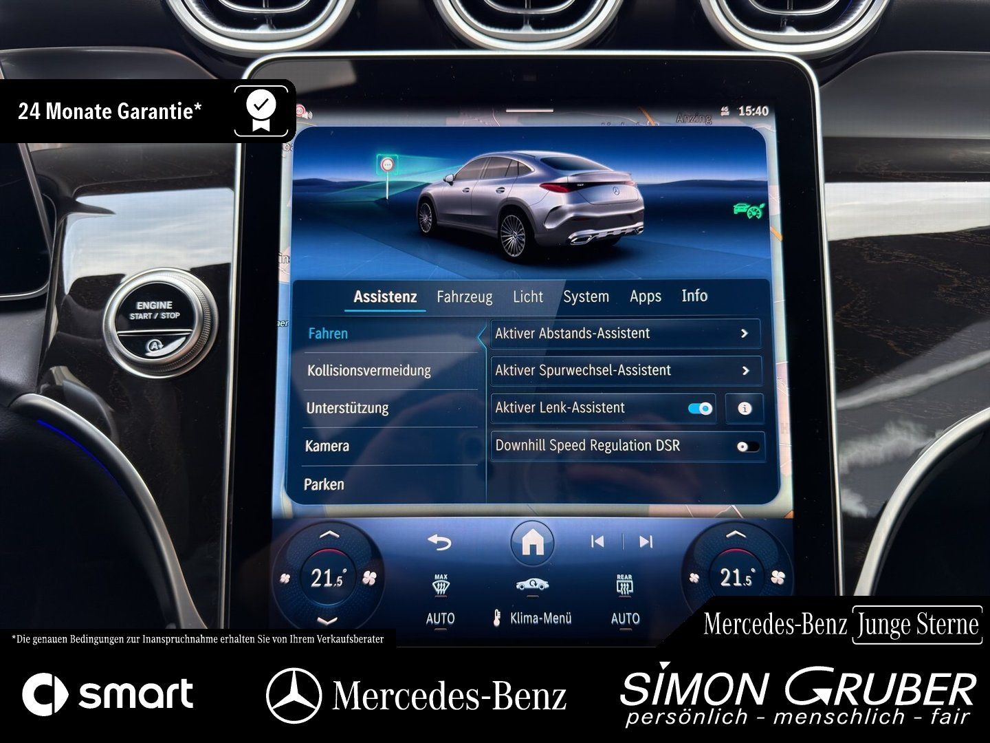 Fahrzeugabbildung Mercedes-Benz GLC 450 d 4M Coupe AMG Pano HUD Sitzklima AHK
