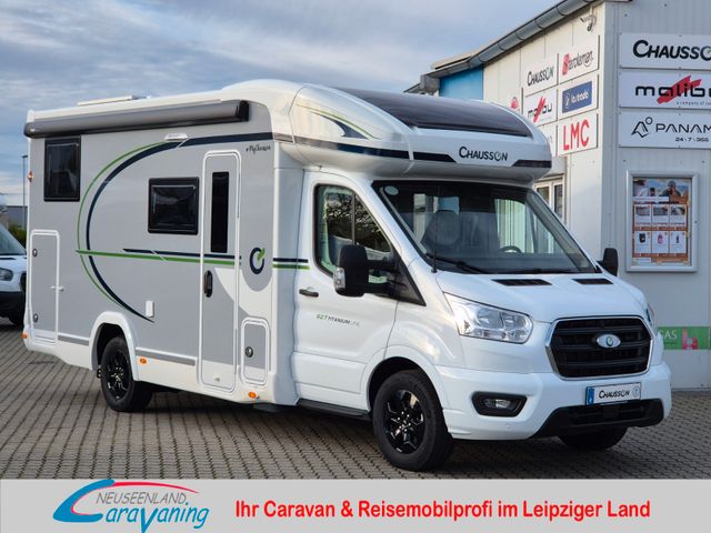 Neuseenland Caravaning Fahrzeugverkauf CHAUSSON 627 Titanium Line *MJ26*Arctic*Hubbett*Automatik