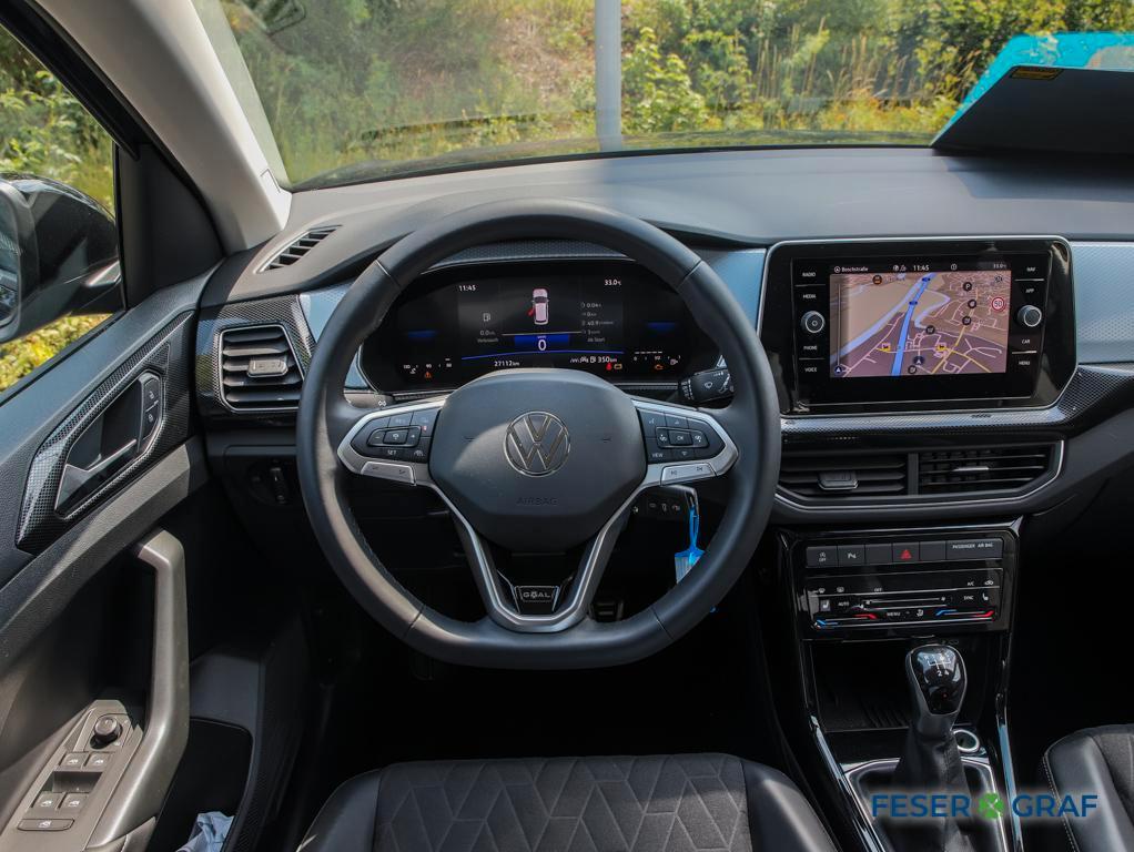 Volkswagen T-Cross 1.0 TSI Goal ACC Alu 17" LED Navi Sitzh., миниатюра 8