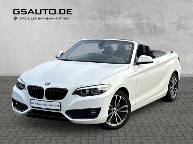 BMW 218 i Cabrio SportLine Navi LED Kamera H&K 17''L