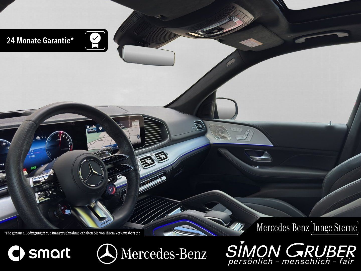 Fahrzeugabbildung Mercedes-Benz GLE 53 4M Hybrid AMG Pano Sitzklima Massage Burm