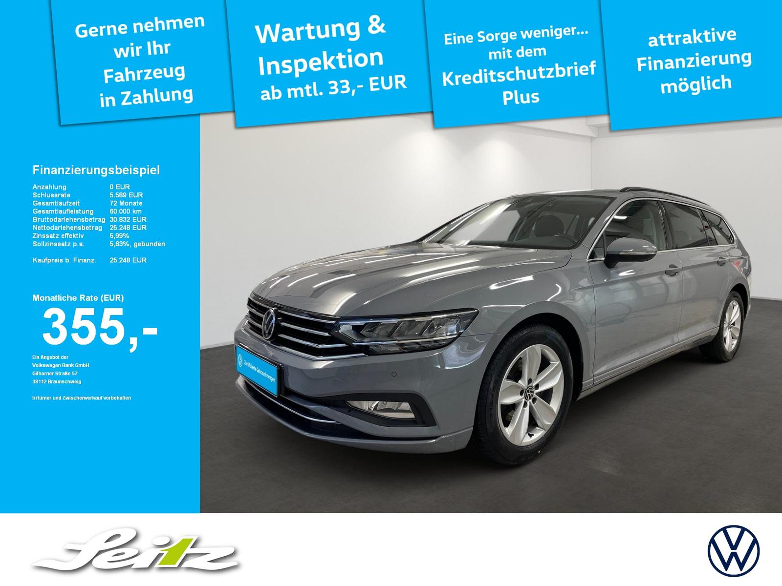 Volkswagen Passat Variant 2.0 TDI 4M Business *AHK*LED*KAME