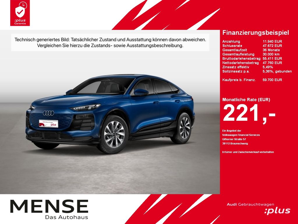 Audi Q6 Sportback e-tron quattro 285 kW Pano Standhzg