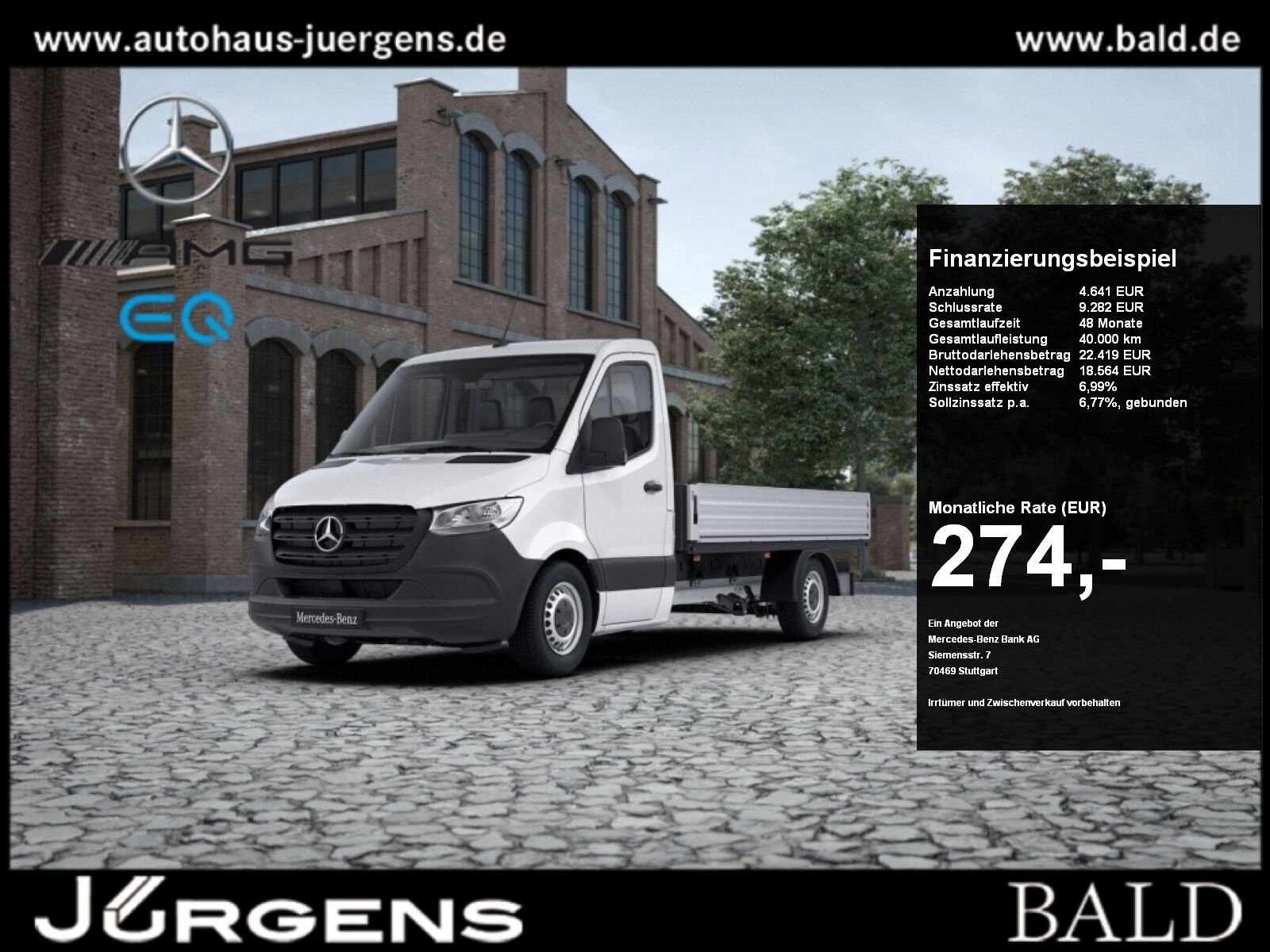 Mercedes-Benz Sprinter 211 CDI Pritsche