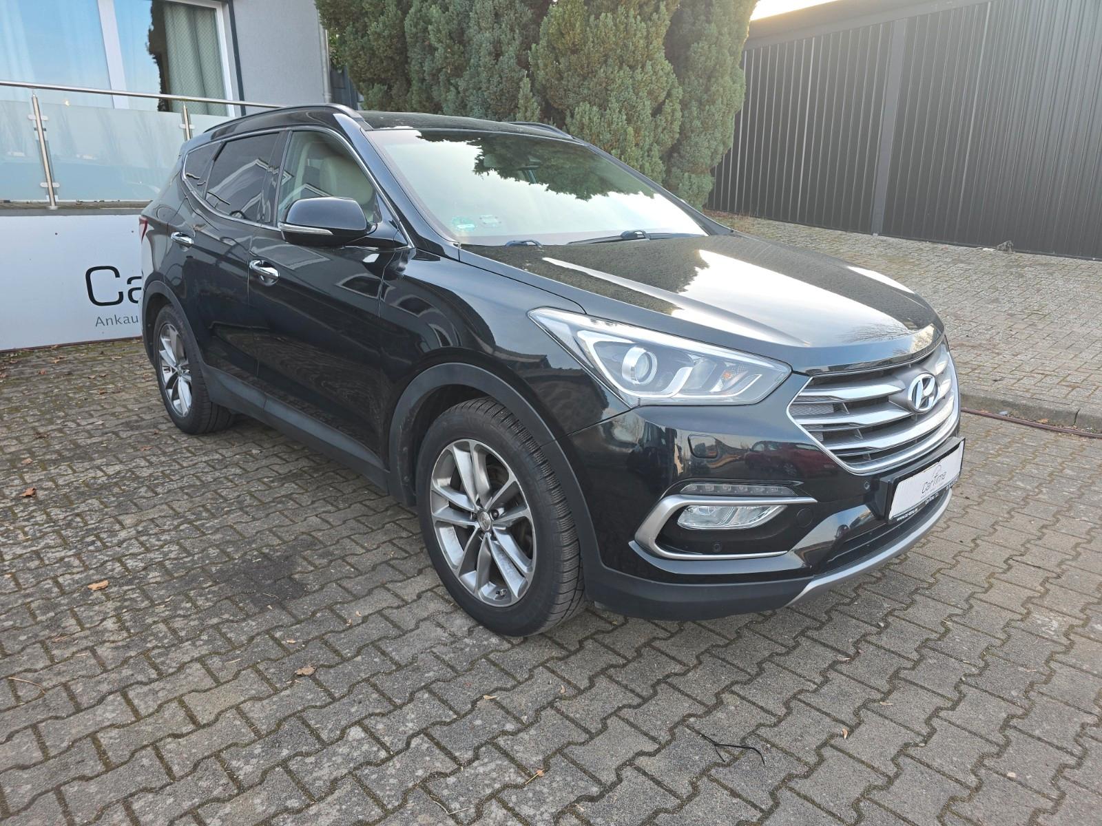 Hyundai Santa Fe blue Premium 4WD*7 Sitze*