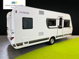 Dethleffs Aero 490 QSK Mover, Markise  - Dethleffs Wohnwagen 490
