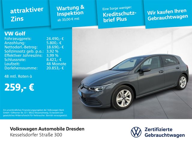 Volkswagen Golf VIII 1.5 TSI DSG Navi ACC LED Kamera