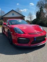 Porsche 981 Cayman GT4-Karminrot/ Approved/ 918 Schale - Porsche Cayman 981 Gebrauchtwagen