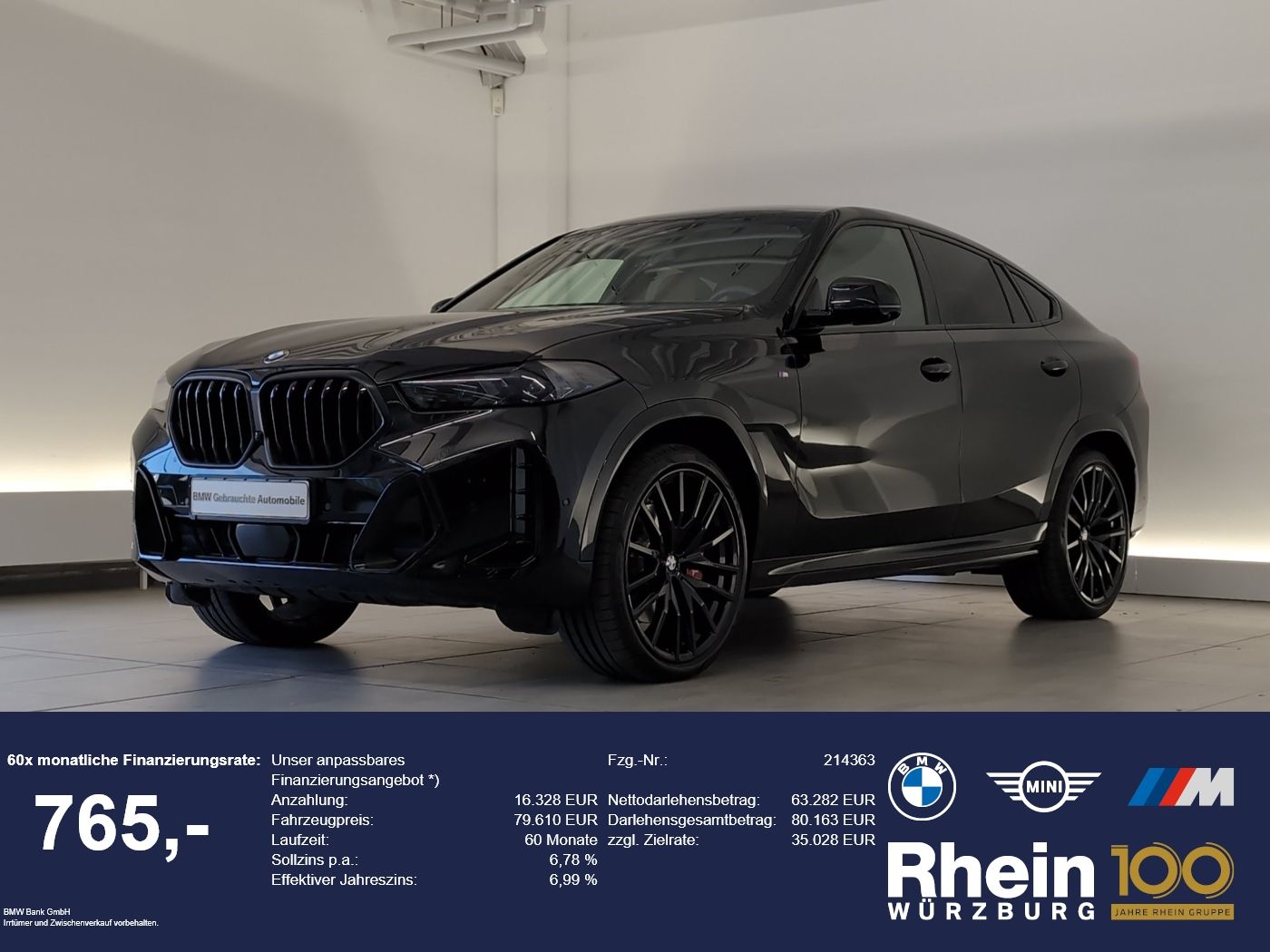 BMW X6 xDrive30d M Sport M Sport Pro Navi/LED/AHK/H&amp;