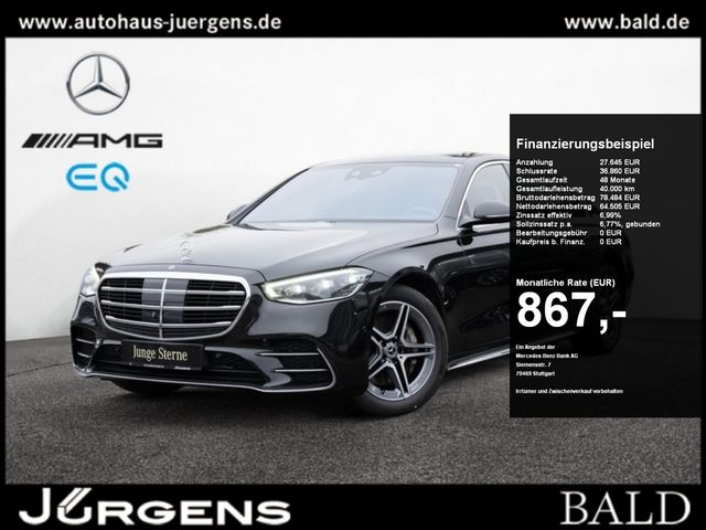 Mercedes-Benz S 400 d 4M L AMG-Sport/Pano/Burm3D/Sitzklima/19'