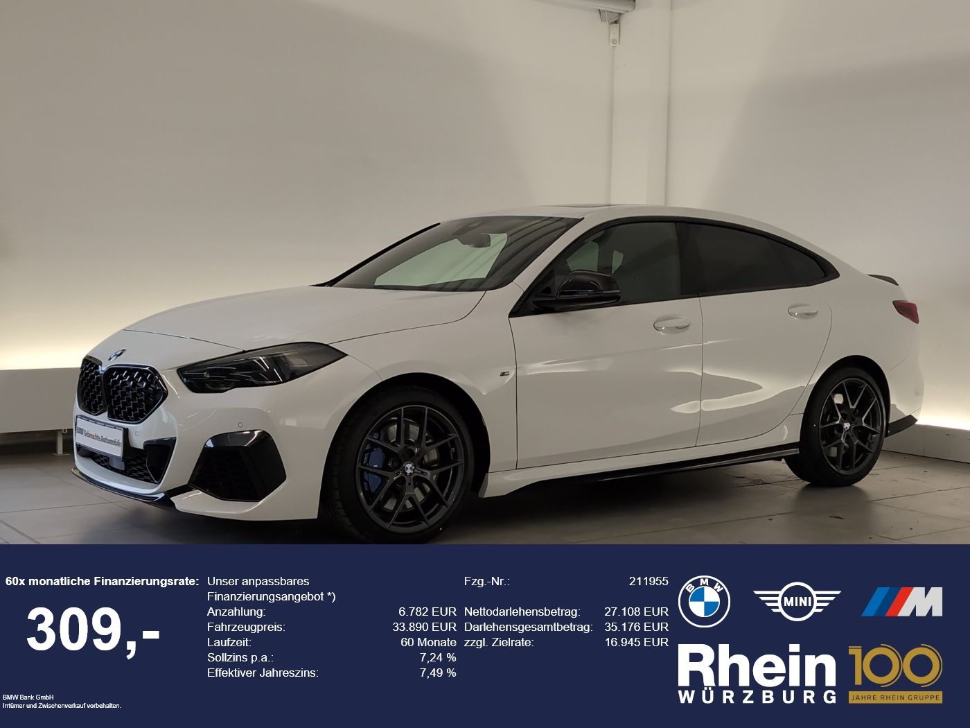 BMW M235i xDrive Gran Coupé Navi/LED/SHZ/Pano/Apple