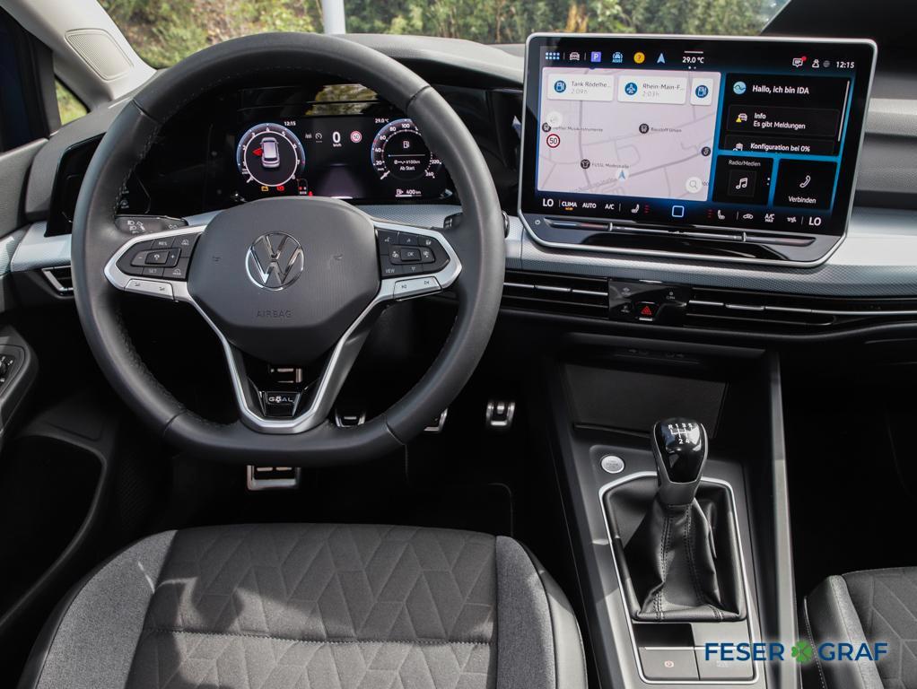 Volkswagen Golf 8 1.5 TSI Goal ACC AHK LED+ Navi RüKa Sitzh, миниатюра 8