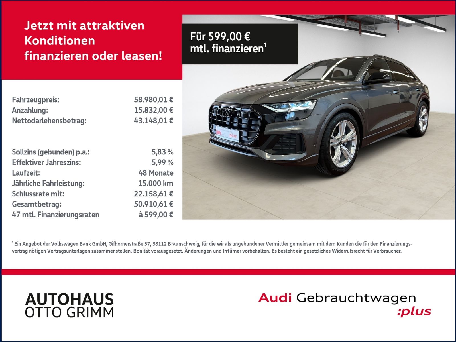 AUDI Q8 50 TDI quattro Tiptronic