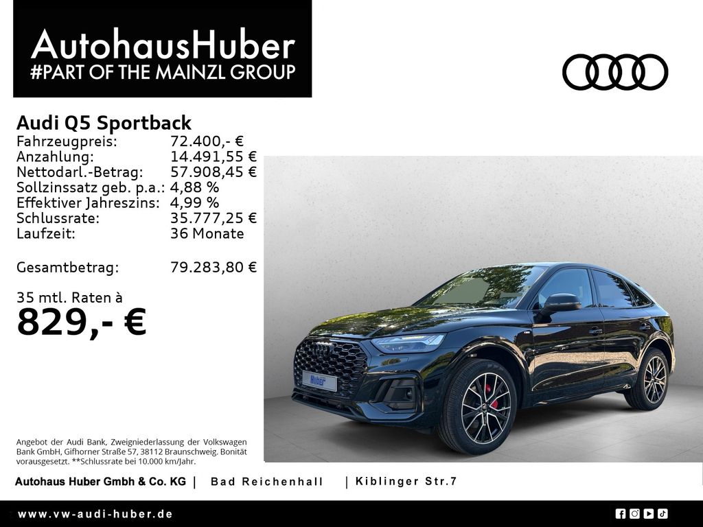 Audi Q5 Sportback S line 45 TFSI quattro 195(265) kW(