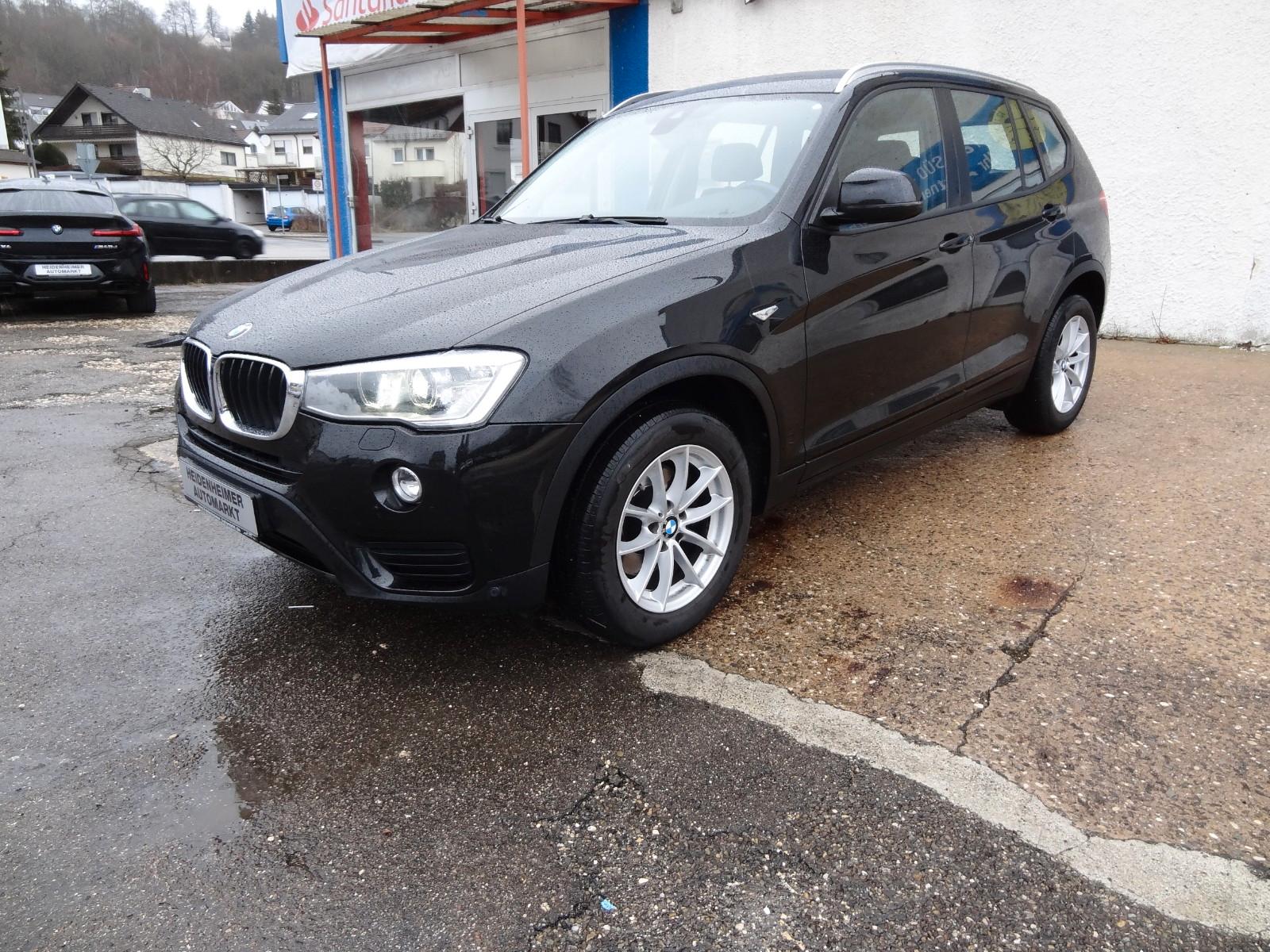 BMW X3 4X4 20d 190 PS/Euro6/1.Hand/Automatik/SitzH/