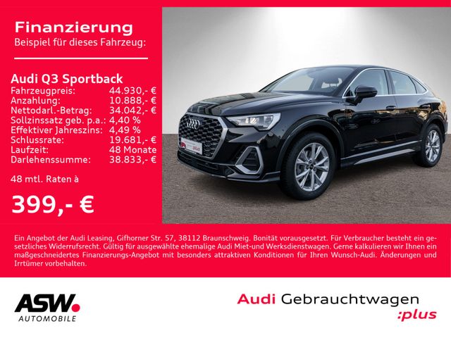 Audi Q3 Sportback Sline 35TFSI Stron Navi LED AHK RFK