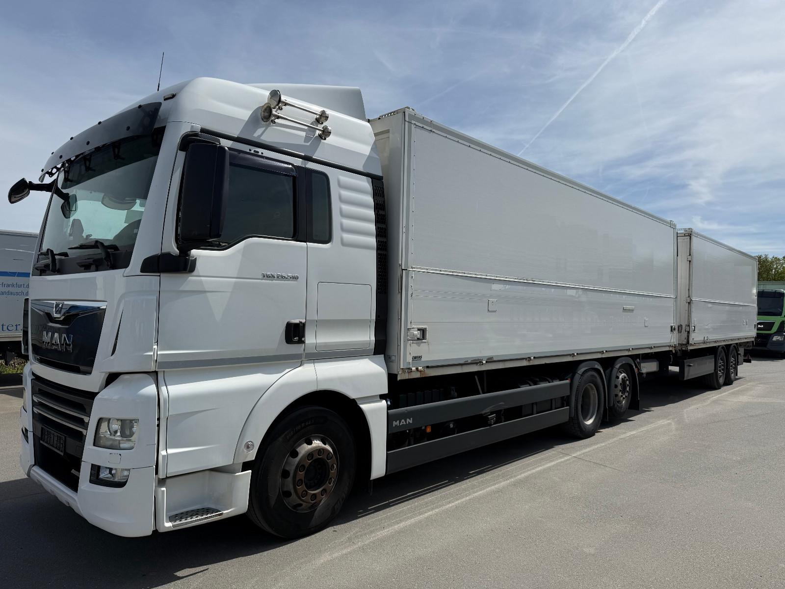 MAN 26.510 TGX*Lift/Lenk*Retarder*LBW*Kompl.-Zug*TüV