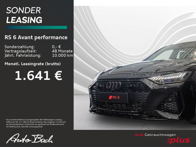 Audi RS6 Avant performance Navi LED 305 km/h virtual