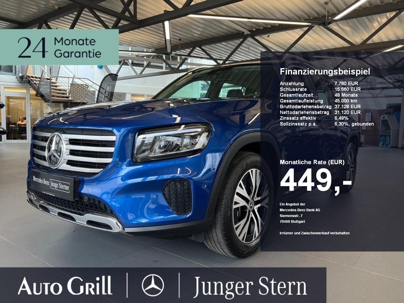 MERCEDES-BENZ GLB 180 Progressive Adv. Plus AHK Distronic on
