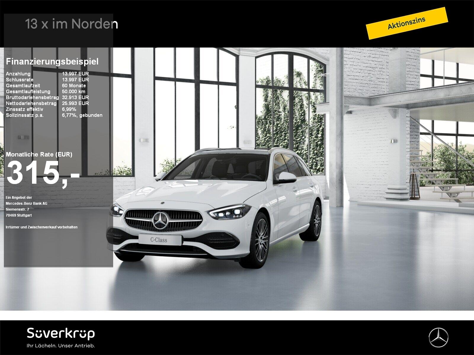 Mercedes-Benz C 200 T-Modell AVANTGARDE MEMO 360 AHK DISTR PDC