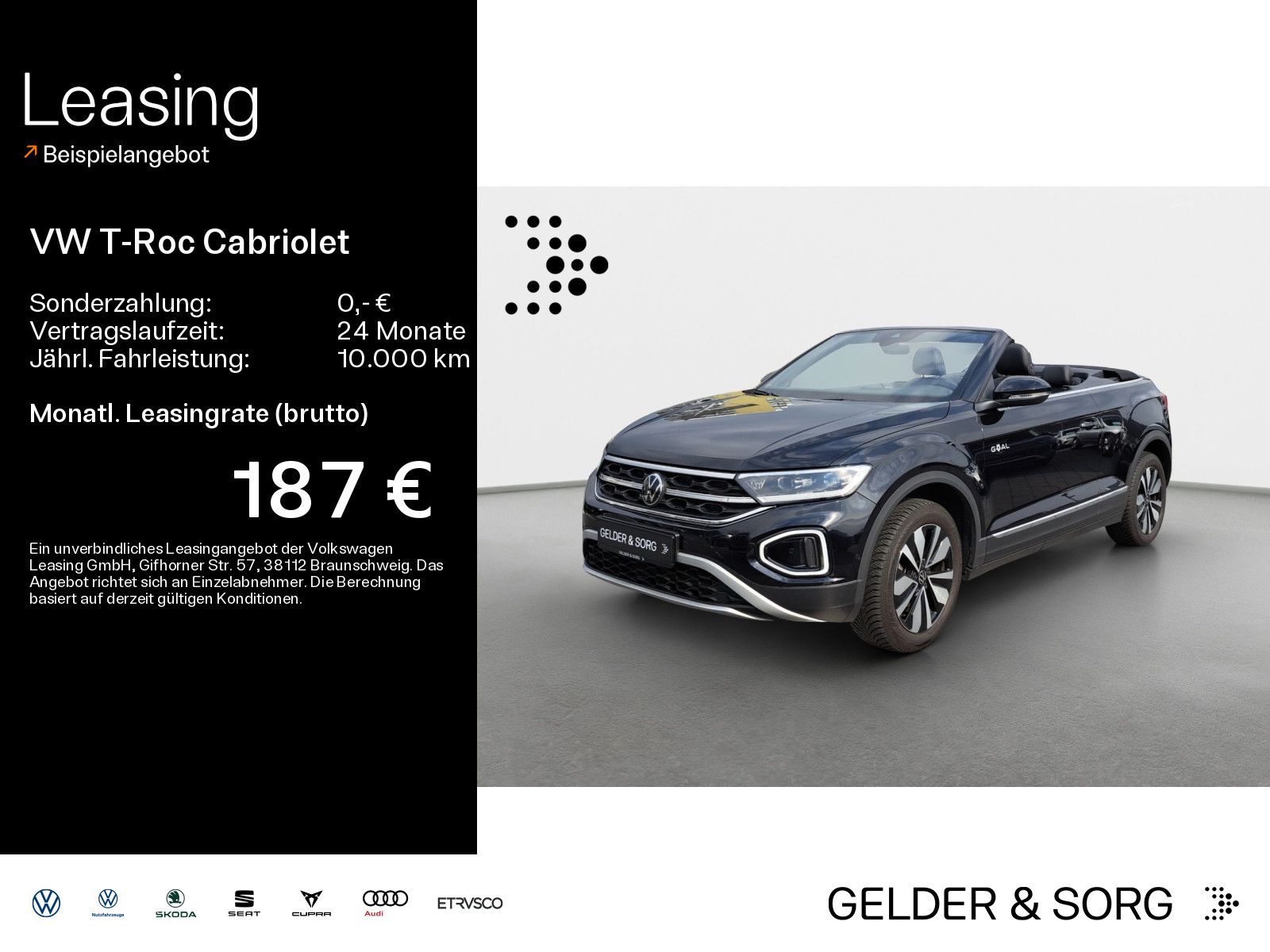 Volkswagen T-Roc Cabriolet TSI Goal RFK*ACC*Digital*