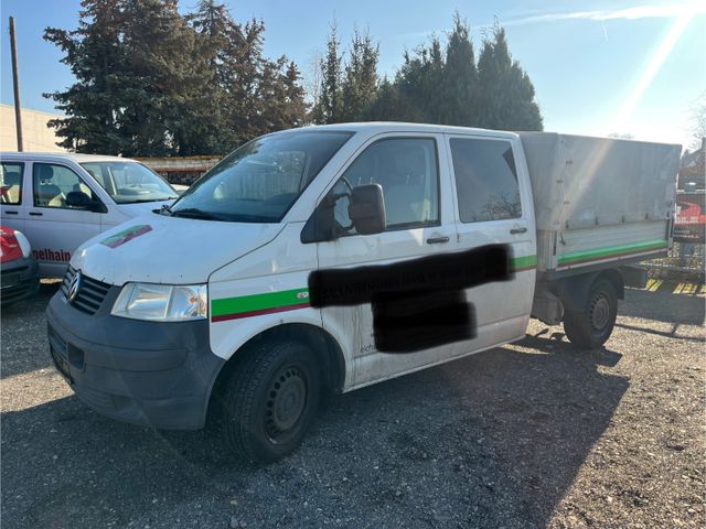 Volkswagen T5 Transporter Doppelkabine Pritsche  + Plane